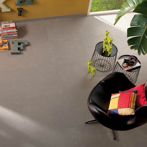 Placas de revestimento em grés porcelanato - ZEN : CENDRE - Novoceram sas - acetinada / estruturada / para ambiente interno