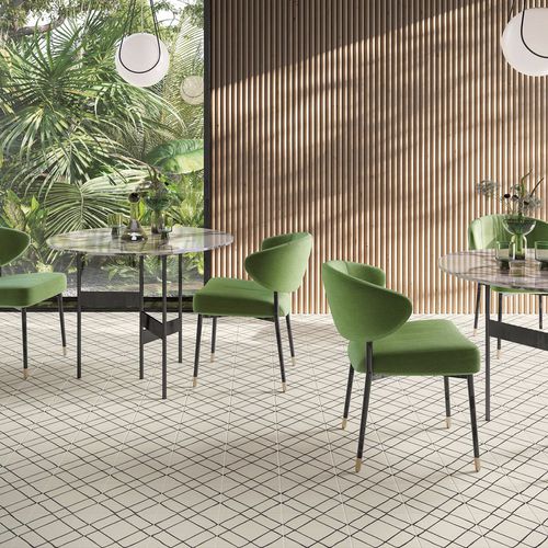 Placas de revestimento em grés porcelanato - BOHÈME LINK - Novoceram sas - polida / para ambiente interno / para sala