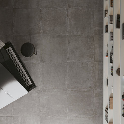 Placas de revestimento em grés porcelanato - TERANGA : FER - Novoceram sas - fosca / para ambiente interno / para sala