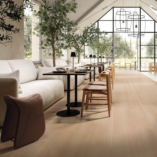 Placas de revestimento em grés porcelanato - OAKA BLANCHI - Novoceram sas - fosca / para ambiente interno / para ambiente externo