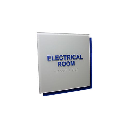 Placa indicativa - Atlas - Vista System - de parede / em acrílico / em braille