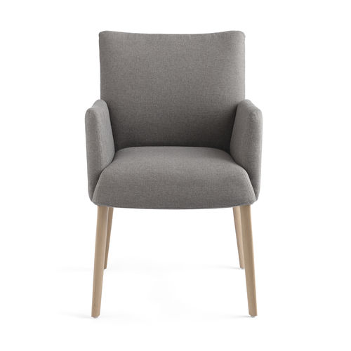 Cadeira contemporânea - OLIVER H47 PB +A - Mobitec Systems S.A. - para ambiente interno / em tecido / em carvalho