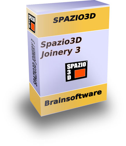 Software de gestão da produção - SPAZIO3D JOINERY 3 - BRAINSOFTWARE - SPAZIO3D - para esquadrias