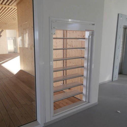 Veneziana em alumínio - AIR FLOW™ - CAODURO - em policarbonato / laqueada / para janela