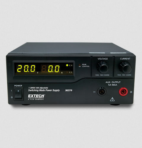 Fonte de alimentação elétrica CC - EXTECH 382276  - FLIR SYSTEMS - móvel / com saída simples / da linha comercial