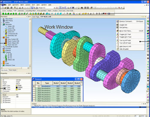 Software de cálculo de estruturas -  MIDAS FX+ MODELER - MIDASIT - CAD / para estrutura de concreto / 3D