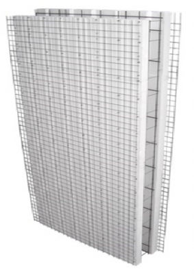 Bloco de cofragem em poliestireno expandido PSE - NIPAD TWIN - NIDYON COSTRUZIONI - para parede / isolante / modular