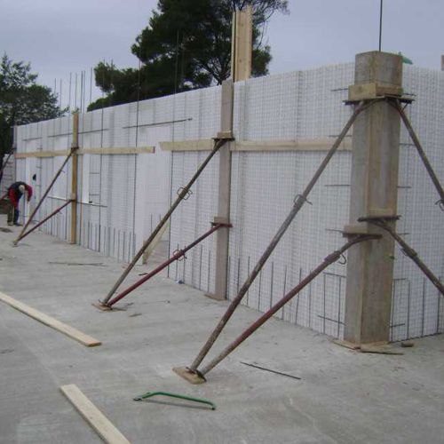 Bloco de cofragem em poliestireno expandido PSE - NIPAP - NIDYON COSTRUZIONI - para parede estrutural / isolante