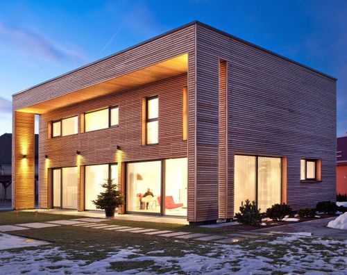 Casa pré-fabricada - MURSKA SOBOTA - Riko Hiše - ecológica / com economia de energia / contemporânea