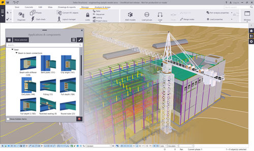 Software de gestão - STRUCTURES - TEKLA - BIM (Modelo de Informação da Construção) / para estrutura de concreto / para estrutura de aço