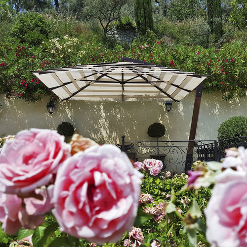 Ombrelone lateral - SIRIO - GARDENART - em iroko