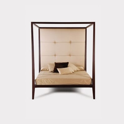 Cama com dossel - BALDAQUIN - HMD Furniture - de casal / contemporânea / com cabeceira estofada