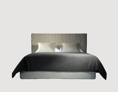 Cama de casal -  RI - HMD Furniture - contemporânea / estofada / com cabeceira