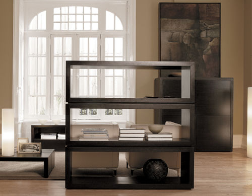 Estante modular - 211 - HMD Furniture - contemporânea / em carvalho / em nogueira