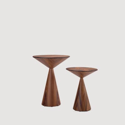 Mesa lateral contemporânea - LOLA - HMD Furniture - em carvalho / em nogueira / em MDF laqueado