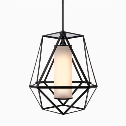 Pendente - GEM  - Kevin Reilly Collection - em vidro fosco / em papel / contemporânea
