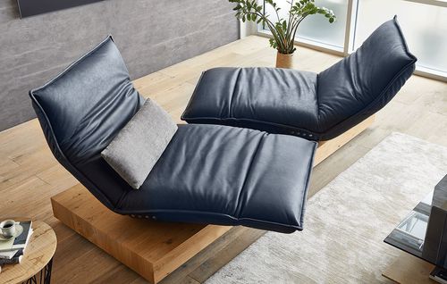 Sofá modular - ANDERSON.DAY.LOUNGE - SEANROYALE - contemporâneo / em tecido / em couro