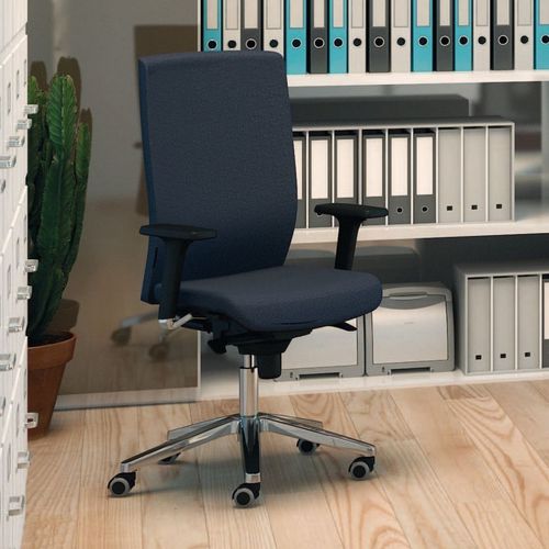 Cadeira de escritório contemporânea - OFFICE405 - SEANROYALE - para ambiente interno / em tecido / em couro