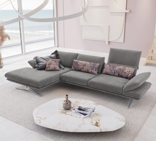 Sofá de canto - CASUAL.LIVING - SEANROYALE - de design original / para sala / em tecido