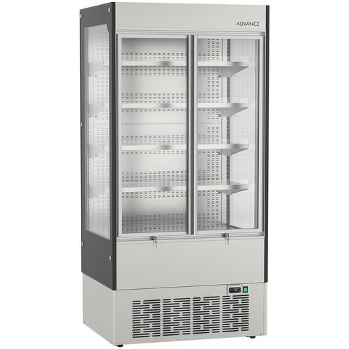 Vitrina refrigerada de estante - ADVANCE MD K 100 BG KG E - Hoshizaki - para loja / em aço inoxidável / preta