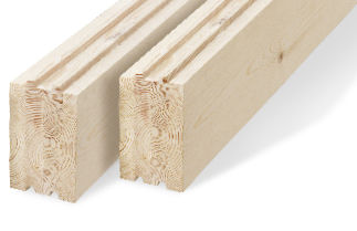 Viga em madeira laminada colada - MM BLOCKDECK - Mayr-Melnhof Holz - retangular / para teto / de telhado
