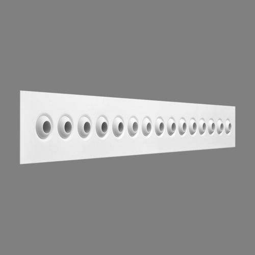 Difusor de ar de teto - KIS - MADEL - de parede / linear / com bico de sopragem