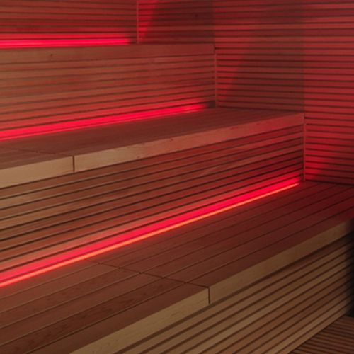 Sauna de infravermelho - CEMI - da linha comercial / em madeira / para ambiente interno