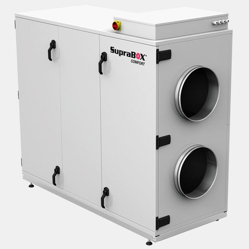Recuperador de energia profissional - SUPRABOX COMFORT (H) - Rosenberg Ventilatoren - para escritório / para loja / para hotel