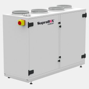 Recuperador de energia residencial - SUPRABOX COMFORT (V) - Rosenberg Ventilatoren - para casa / de baixo consumo de energia / com sistema de recuperação de energia