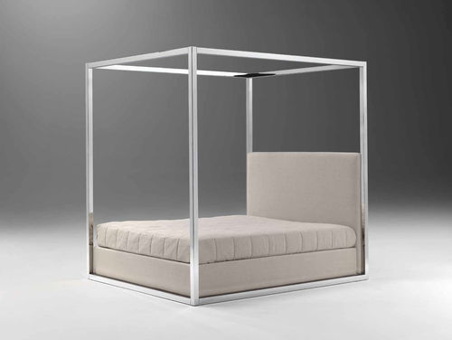 Cama com dossel - BALDAQUIN - APULIA HOME DECOR - de casal / contemporânea / estofada