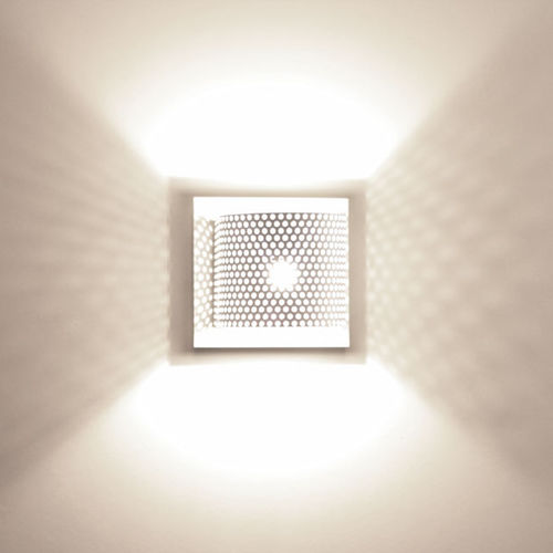 Arandela contemporânea - KENDO W1 - LUZ DIFUSION - para ambiente interno / em aço / em metal cromado