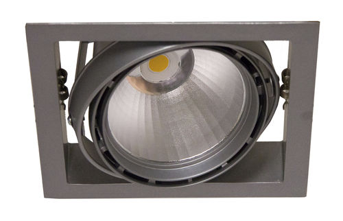 Spot de embutir no teto - FIRST DL - Lival - de LED / quadrado / metálico
