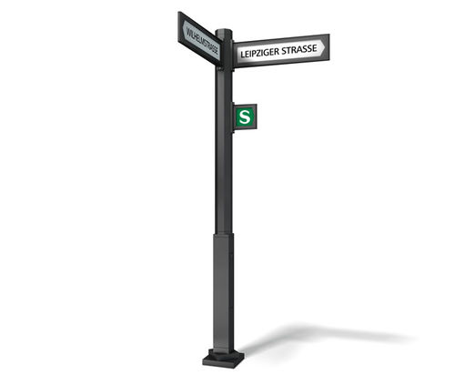 Placa de sinalização de piso - CHALLENGE - Wall AG - de orientação