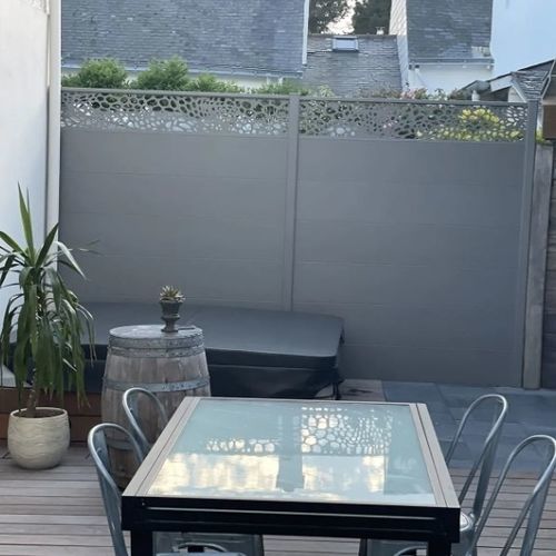 Cerca de réguas - MONA - Kostum - para jardim / em alumínio / maciça