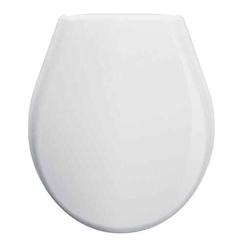 Assento sanitário em termoplástico - LAGUNA - HEXOTOL - em polipropileno / branco / da linha comercial