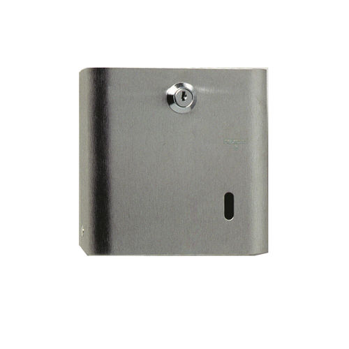 Dispenser de sacos para descarte de absorventes de parede - PHS916/2 - HEXOTOL - em aço inoxidável / em aço / da linha comercial