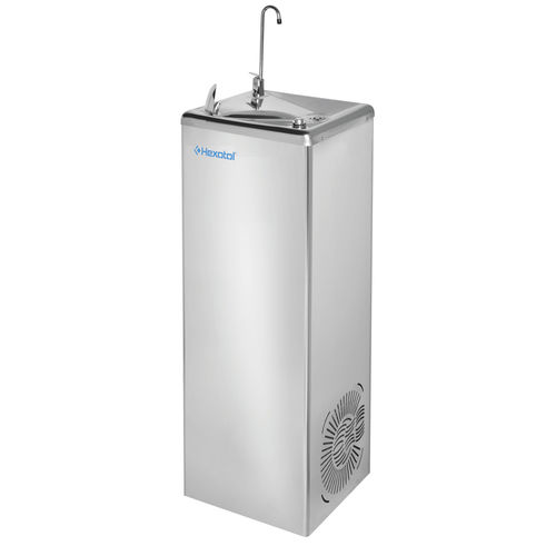 Bebedouro para ambiente externo - M6APULV - HEXOTOL - para ambiente interno / em aço inoxidável / para espaço público