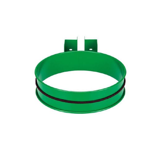Suporte de saco de lixo em aço galvanizado - H0593031V - HEXOTOL - para ambiente externo / de parede / para espaço público