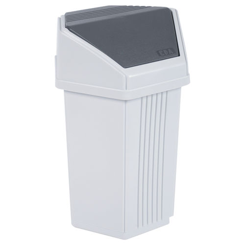 Lixeira em polipropileno - H0493101 - HEXOTOL - em ABS / com tampa basculante / para ambiente interno