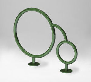 Bicicletário de piso - HIGHWHEELER™ - Madrax/Thomas Steele - de design original / para espaço público / em aço