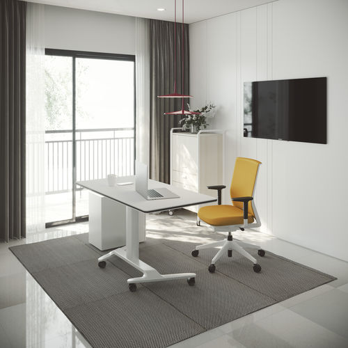 Mesa para treinamento contemporânea - TALENT  - Actiu - em laminado / em alumínio / com base em alumínio