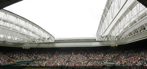 Membrana arquitetônica em Tenara® - WIMBLEDON - SEFAR - para estrutura tensionada retrátil