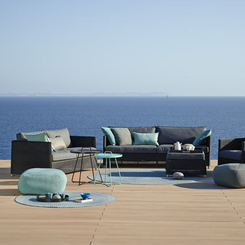 Sofá contemporâneo - DIAMOND : 8502 - Cane-line A/S - de jardim / em tecido / com braços