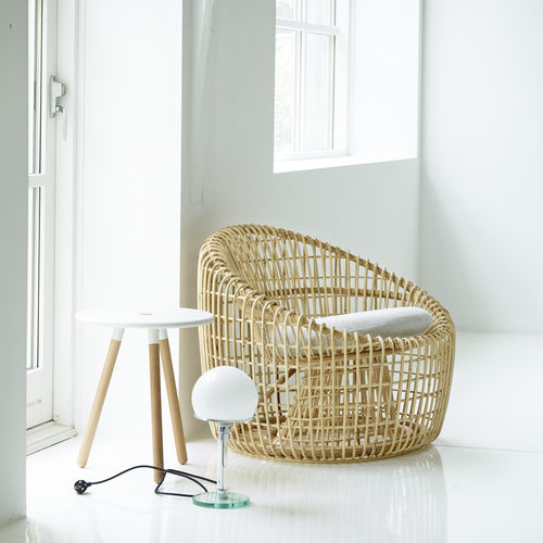 Poltrona contemporânea - NEST : 7422 - Cane-line A/S - em ratã