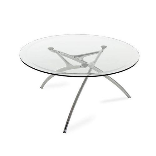 Mesa de centro contemporânea - ENIGMA - Ekornes - em vidro / em aço / em alumínio