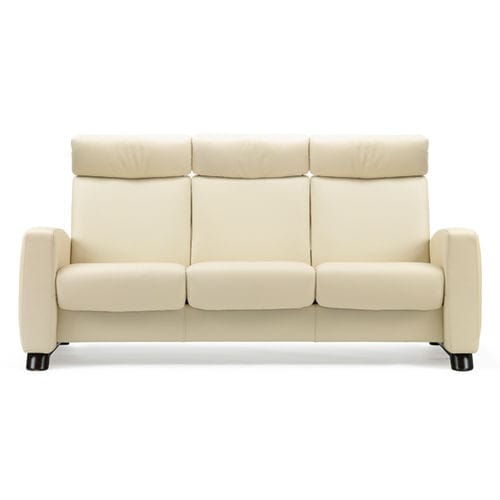 Sofá contemporâneo - ARION - Ekornes - em couro / com encosto para cabeça / com encosto alto