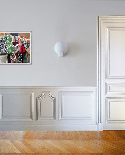 Lambril de parede - Grand Cadre - ATELIER BERTOLI  Design Production - em carvalho / em nogueira / em madeira pintada