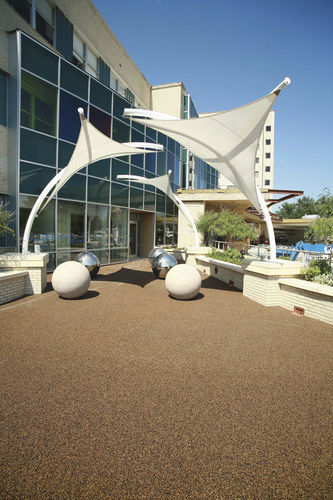 Estrutura tensionada alpendre - SKYLAR - Fabric Architecture - com estrutura metálica / para marquise / com membrana em PVC