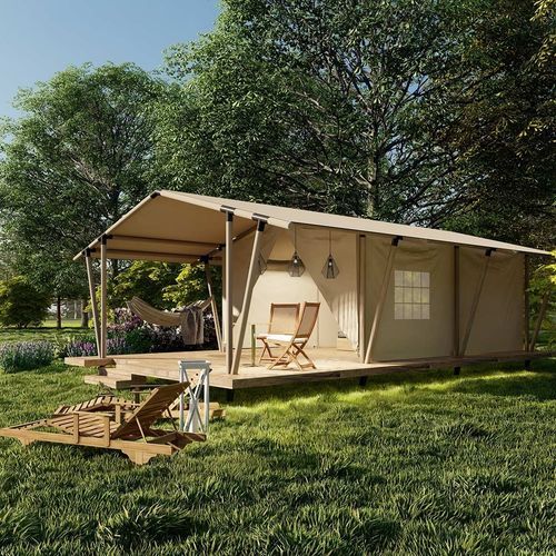 Microcasa modular - Hut - SPRECH S.r.l. - provisória / contemporânea / em madeira