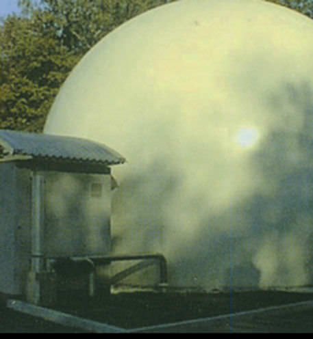 Estrutura inflável - GAS HOLDERS - Spécial Textile